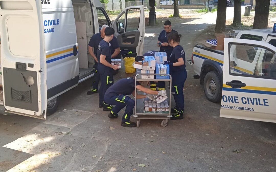 Il grande cuore della Protezione Civile Cinisello Balsamo: consegnati i viveri in Emilia Romagna