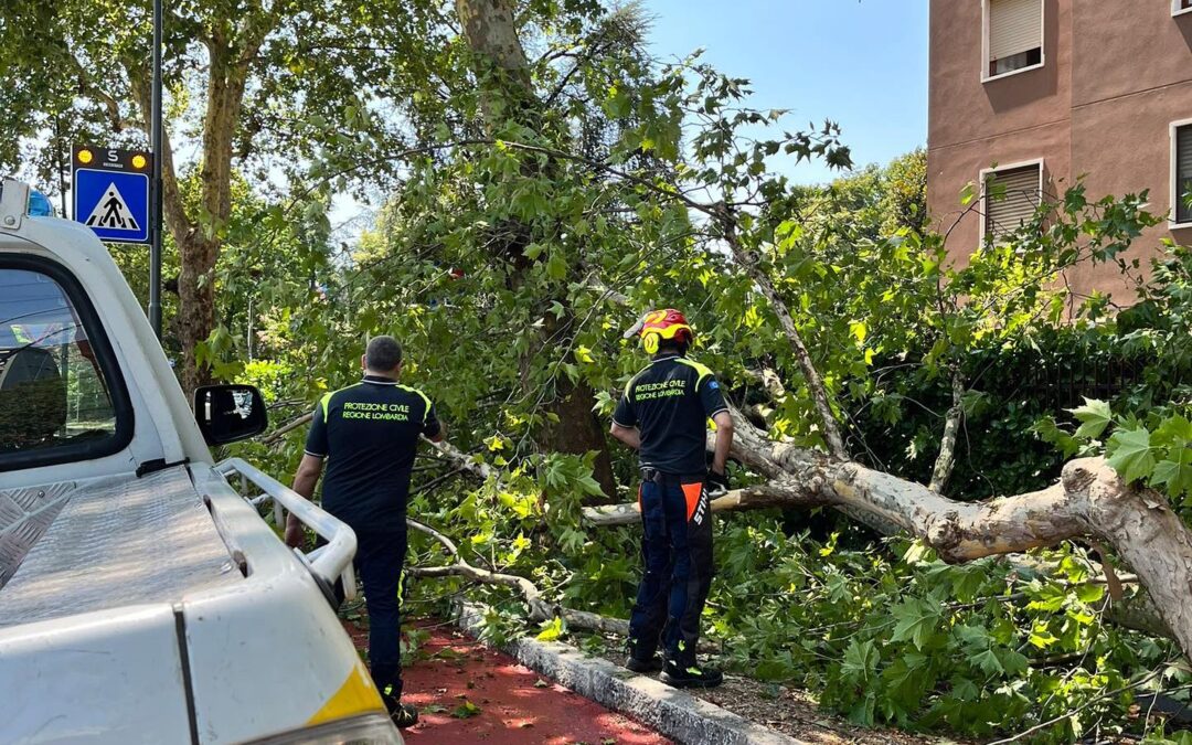 Ondata di forte maltempo: eccezionale impegno della Protezione Civile Cinisello Balsamo